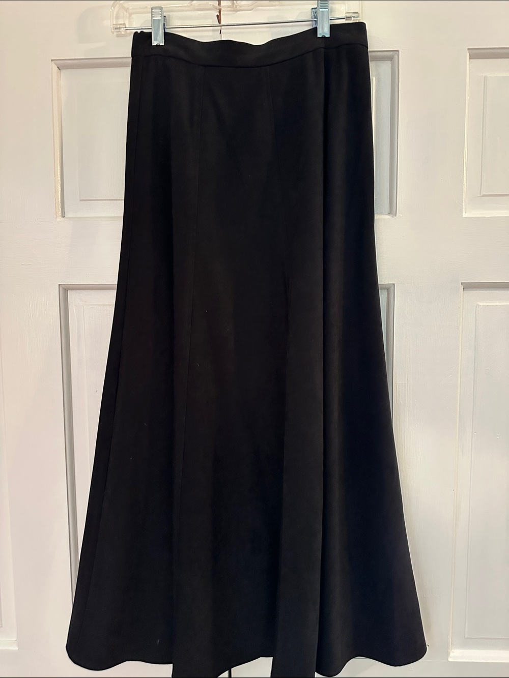 Coldwater Creek Black Maxi A-Line Skirt